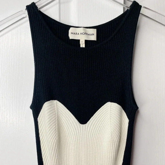 Mara Hoffman Aleks Ribbed-Knit Cotton Maxi Dress Size XS - Picture 8 of 14